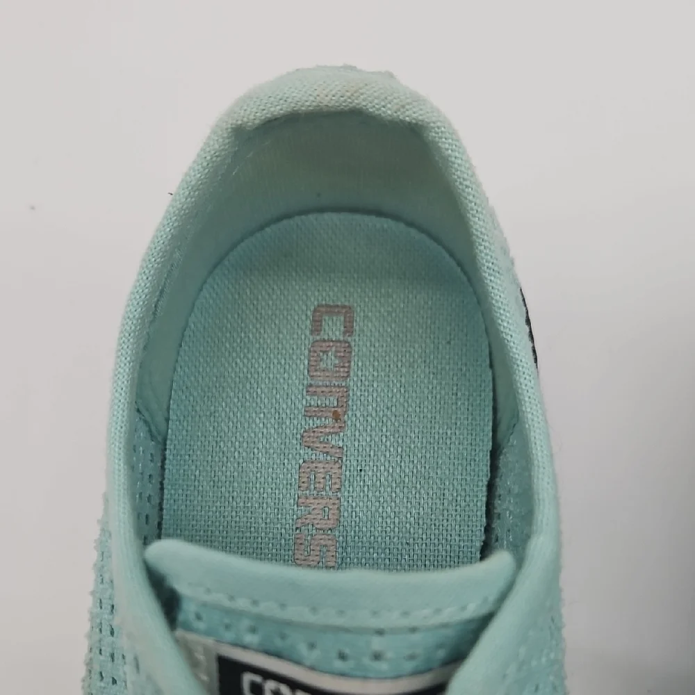 Converse All-Star Perforated Aqua Low-Top Sneakers Size 7 - Picture 5 of 14